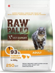 VETEXPERT Raw Paleo Adult Cat Turkey&Chicken 250 g