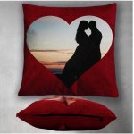 Buď v obraze polštář SRDCE s vlastní fotkou ANO 35x35 – Zboží Dáma