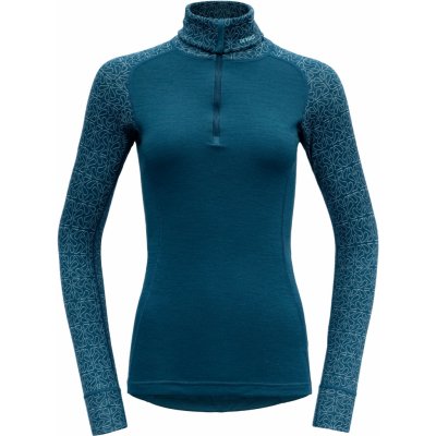 Devold dámský rolák se zipem Expedition merino 235 Zip Neck Beauty/Coral – Zboží Mobilmania