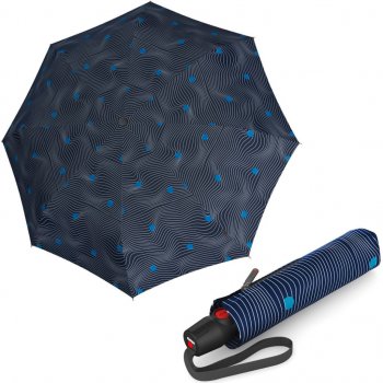 Knirps T.200 Medium Duomatic Meditate Blue dámský plně automatický deštník