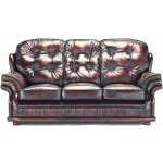 Barrington Furniture Carlton kůže vínová – Zboží Mobilmania