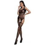 Passion ECO Bodystocking BS005 Black – Zboží Dáma