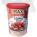 Max Deluxe kostky Adult hovězí svaloviny 400 g – Zbozi.Blesk.cz
