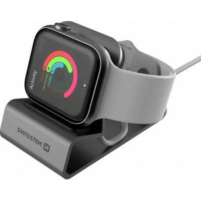 SWISSTEN Hliníkový stojánek pro Apple Watch šedá 25005200 – Hledejceny.cz