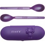Hipp Spoons Set cestovní pouzdro 1 ks a lžička 2 ks – Zboží Dáma