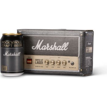 Marshall Amped Up Lager 12° 4,6% 3 x 0,33 l (sklo)