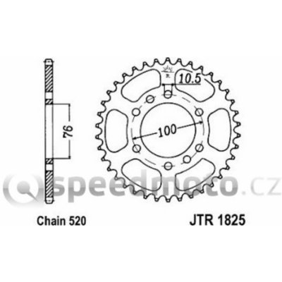 JT Sprockets JTR 1825-42