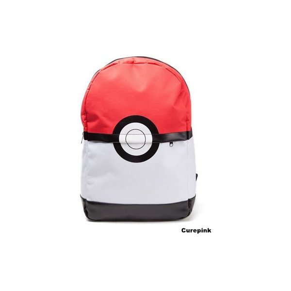  CurePink batoh Pokémon Pokeball červeno-bílý