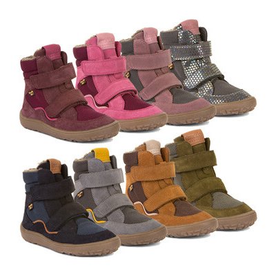 Froddo zimní boty G3160205 Barefoot s ovčí vlnou Grey/Silver – Zboží Mobilmania