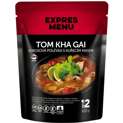 Expres Menu Thom Kha Gai Thajská kokosová polévka s kuřecím masem 600 g – Zboží Dáma