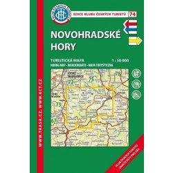 KČT 74 Novohradské hory 1:50T Turistická mapa