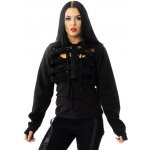 HEARTLESS mikina s kapucí RIBCAGE černá – Sleviste.cz