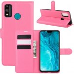 Pouzdro Litchi PU kožené peněženkové Honor 9X Lite - rose – Zboží Živě