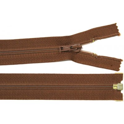 Spirálový zip no.5 rozepínací 60cm - více barev color: 701 hnědá – Hledejceny.cz
