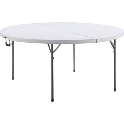TENTino STL152PK Skládací stůl 152 cm PŮLENÝ, bílý – Hledejceny.cz