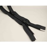 Protisměrný spirálový zip č.5 více barev - délka (40 cm - 100 cm) 100 cm Černá – Zboží Dáma