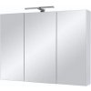 Koupelnový nábytek BPS-koupelny Zrcadlová skříňka Ticino 80 ZS LED-CR s osvětlením Any LED 30 CR, chrom