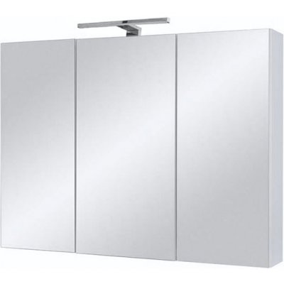 BPS-koupelny Zrcadlová skříňka Ticino 80 ZS LED-CR s osvětlením Any LED 30 CR, chrom – Sleviste.cz