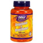 Now Foods Foods L-Arginin a L-Ornithin 100 kapslí – Hledejceny.cz