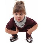 Jožánek dětský nákrčník zimní ze svetroviny šedý melír – Zboží Mobilmania