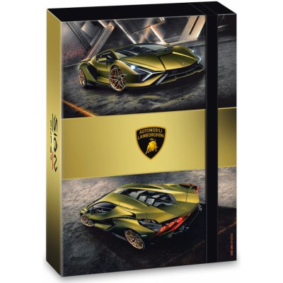 Ars Una box na sešity Lamborghini Gold A4