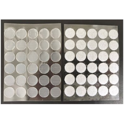 Suchý zip samolepicí kolečka, 15 mm, TRANSPARENT, 30 párů/bal – Hledejceny.cz