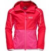 Dětská sportovní bunda Jack Wolfskin Turbulence Girls hibiscus red