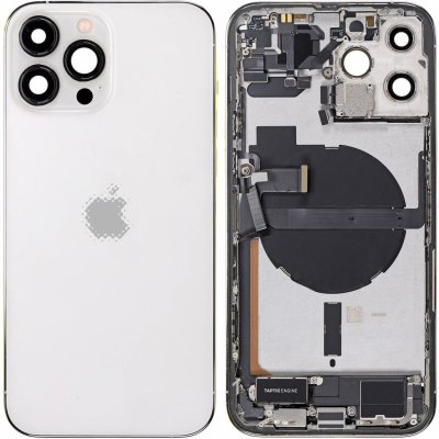 Kryt Apple iPhone 13 Pro Max zadní Housing s Malými Díly stříbrný – Zboží Živě