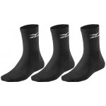 Mizuno Training 3Pairs Socks 1 pack Black/Black/Black – Zboží Dáma