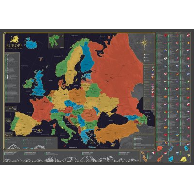 Mapa Evropy – Zboží Dáma