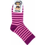 Trepon dětské ponožky BABAR z bambusové viskózy Tmavě růžová – Zboží Dáma