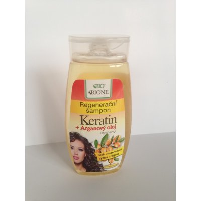 BC Bione Cosmetics Keratin regenerační šampon s arganový olejem 260 ml – Zboží Mobilmania