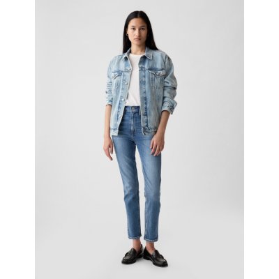 GAP Džíny High Rise Slim Vintage Modrá – Hledejceny.cz
