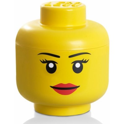 LEGO® 40321725 Room Copenhagen Storage Head 23,8 x 23,8 x 27,2 cm Girl Úložná hlava dívka – Zbozi.Blesk.cz