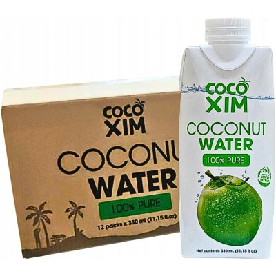 Cocoxim Kokosová voda 100 % Pure 12 x 330 ml – Hledejceny.cz