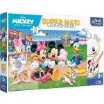 TREFL Oboustranné Mickey Mouse na pouti SUPER MAXI 24 dílků – Zboží Mobilmania