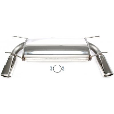 TA Technix sportovní nerezový duplex tlumič Mazda MX5 (NC, 06-14), 1x 90 mm rovná nerezová koncovka s pertlem pro obě strany – Hledejceny.cz