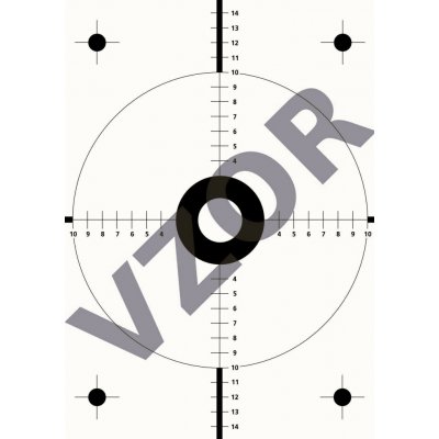 Tiskárna Budík Terč nástřelný, 100 ks – Sleviste.cz