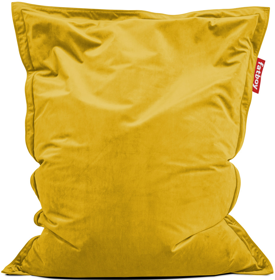 Fatboy Original Slim Velvet Recycled Gold Honey