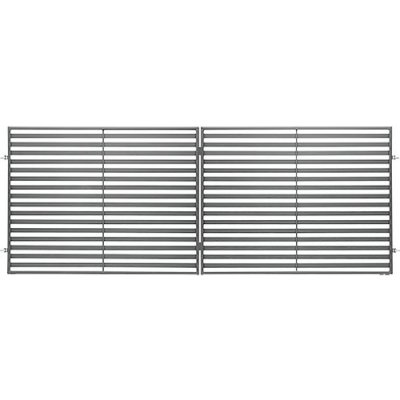 Brána POLBRAM Jacob 400 x 150 cm dvoukřídlá 7016 antracitová šedá – Hledejceny.cz