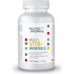 NutriWorks Multivitaminerals 120 kapslí