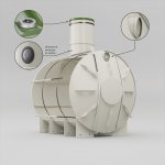 Sineko Nádrž na dešťovou vodu Nautilus 6000L Hard – Hledejceny.cz