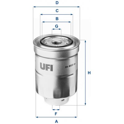 Palivový filtr UFI 24.465.00 (2446500)