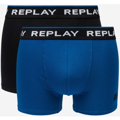 Replay boxerky Boxer Style 2 Cuff Logo&Print 2Pcs Box