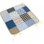 Bellatex Adéla hladký Patchwork modrá 40x40 cm – Zbozi.Blesk.cz