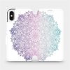 Pouzdro a kryt na mobilní telefon Apple Pouzdro Mobiwear parádní flip Apple iPhone X - M008S Mandala