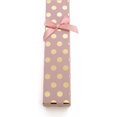 Beneto dárková krabička se zlatými puntíky Růžová KP7-20 – Zboží Mobilmania