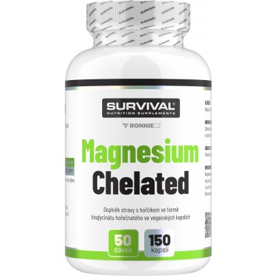 Survival Magnesium Chelated 150 kapslí – Hledejceny.cz