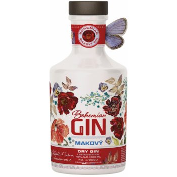 Bohemian Gin Makový 45% 0,5 l LE (holá láhev)