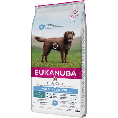 Eukanuba Daily Care Weigth Control Large Adult Dog 2 x 15 kg – Zboží Mobilmania
